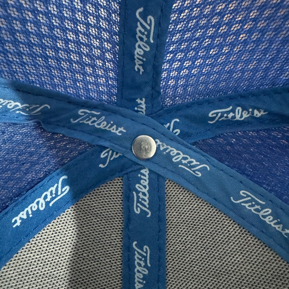 Mens Titleist Blue Mesh Baseball Cap Size M-L - Picture 11 of 14